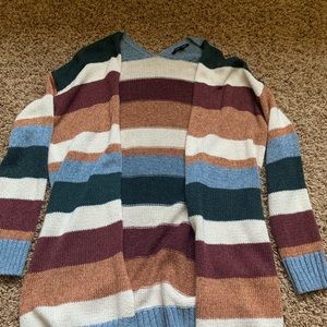 American Eagle Striped Cardigan